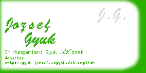 jozsef gyuk business card